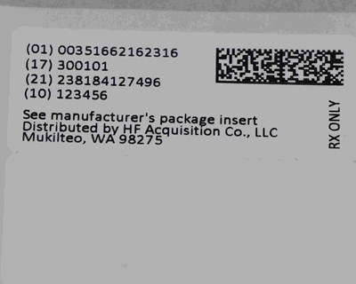 Serialized Label - 51662 1623 1 SERIALIZED RFID LABEL